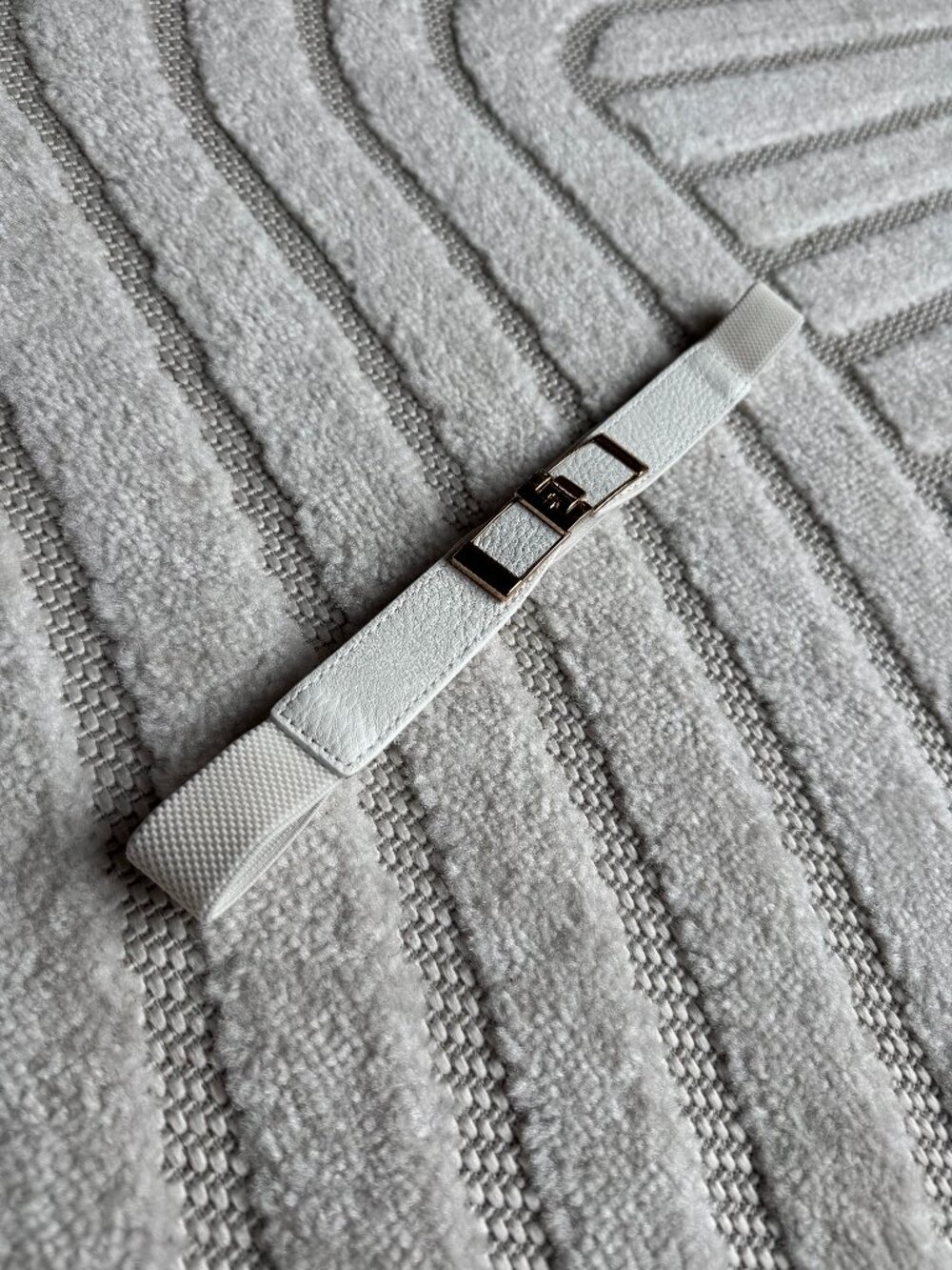 White Bridal Belt